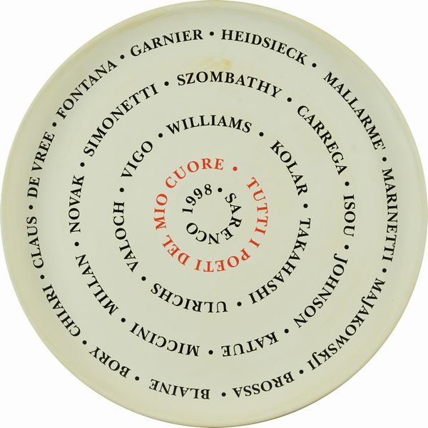 Sarenco (Isaia Mabellini) : Tutti i poeti del mio cuore  - Asta Asta di Arte Moderna e Contemporanea  - Associazione Nazionale - Case d'Asta italiane