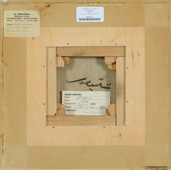 WALTER VALENTINI : Studio  - Asta Asta di Arte Moderna e Contemporanea  - Associazione Nazionale - Case d'Asta italiane