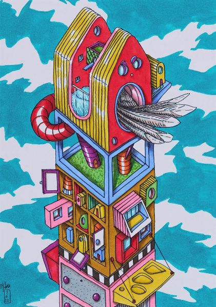 Nico Fedi : Nidificare  - Asta Asta di Arte Moderna e Contemporanea  - Associazione Nazionale - Case d'Asta italiane