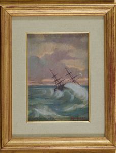 Ugo Manaresi - Mare in tempesta