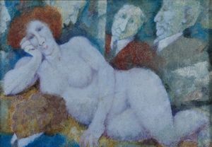 REMO SQUILLANTINI - Nudo e figure