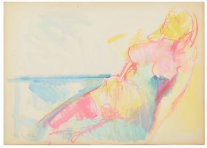 Flavio Bartolozzi - Nudo sdraiato