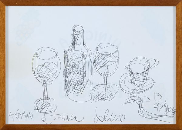 Salvo : Bottiglie e bicchieri  - Asta Arte Moderna e Contemporanea - Associazione Nazionale - Case d'Asta italiane