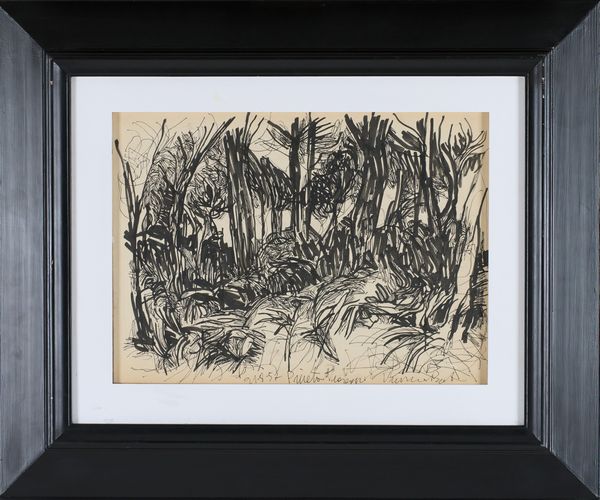 Vinicio Berti : Pineta a Viareggio  - Asta Arte Moderna e Contemporanea - Associazione Nazionale - Case d'Asta italiane