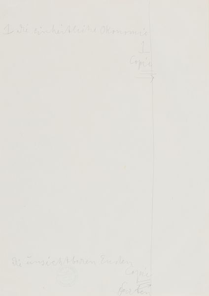 JOSEPH BEUYS : Die einheitliche konomie, die unsichtbaren Enden  - Asta Arte Moderna e Contemporanea - Associazione Nazionale - Case d'Asta italiane