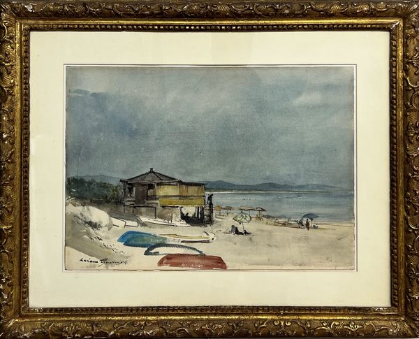 Luciano Guarnieri : Spiaggia  - Asta Arte Moderna e Contemporanea - Associazione Nazionale - Case d'Asta italiane