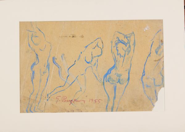 Guido Borgianni : Lotto unico di 4 opere  - Asta Arte Moderna e Contemporanea - Associazione Nazionale - Case d'Asta italiane