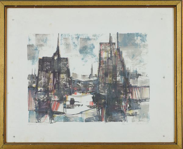 Max Gunther : Paesaggio con figure  - Asta Arte Moderna e Contemporanea - Associazione Nazionale - Case d'Asta italiane