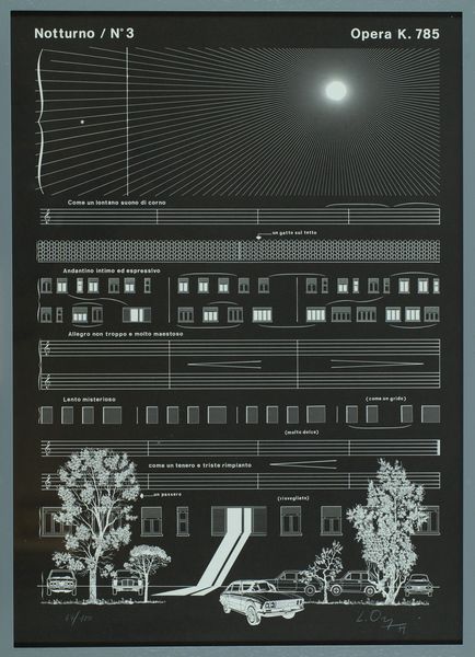 LUCIANO ORI : Notturno N3 - Opera K.785  - Asta Arte Moderna e Contemporanea - Associazione Nazionale - Case d'Asta italiane