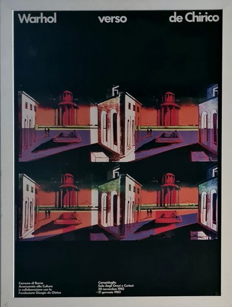 Andy Warhol (After) : Warhol verso De Chirico  - Asta Arte Moderna e Contemporanea - Associazione Nazionale - Case d'Asta italiane