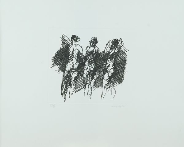 Ennio Morlotti : Figure  - Asta Arte Moderna e Contemporanea - Associazione Nazionale - Case d'Asta italiane