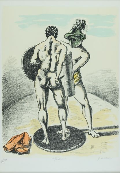 Giorgio de Chirico : Gladiatori  - Asta Arte Moderna e Contemporanea - Associazione Nazionale - Case d'Asta italiane