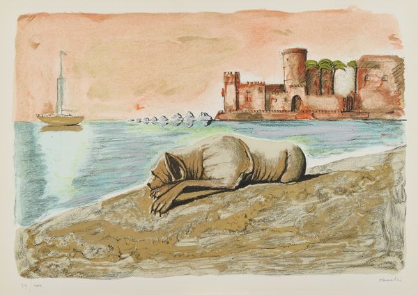 Sergio Vacchi : Cane  - Asta Arte Moderna e Contemporanea - Associazione Nazionale - Case d'Asta italiane