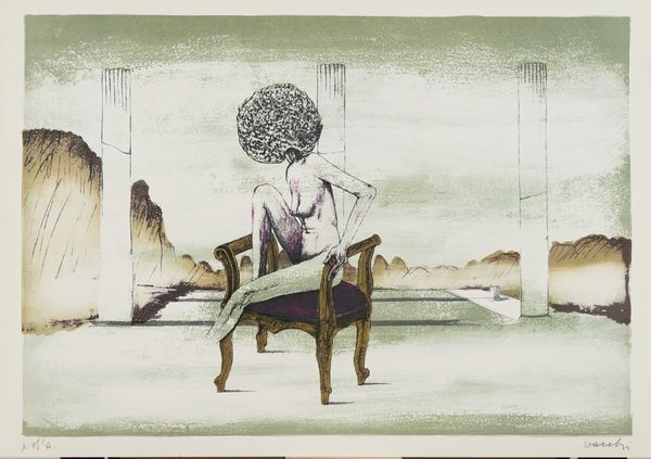 Sergio Vacchi : La piscina della solitudine  - Asta Arte Moderna e Contemporanea - Associazione Nazionale - Case d'Asta italiane