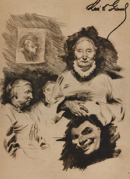 Louis Legrand : Etudes  la pointe seche  - Asta Arte Moderna e Contemporanea - Associazione Nazionale - Case d'Asta italiane