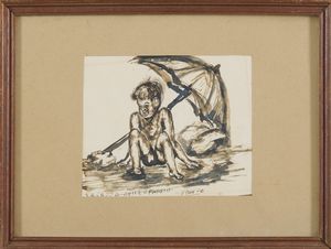 Giorgio Bini - Ragazzo sulla spiaggia