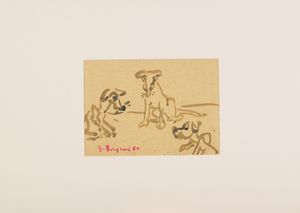 Guido Borgianni : Lotto unico di 5 opere  - Asta Arte Moderna e Contemporanea - Associazione Nazionale - Case d'Asta italiane