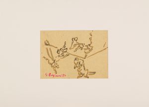 Guido Borgianni : Lotto unico di 5 opere  - Asta Arte Moderna e Contemporanea - Associazione Nazionale - Case d'Asta italiane