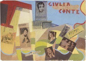 Giulio D'Anna - Certificato su foto Archivio Storico Futuristi Siciliani, Palermo.