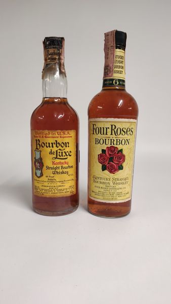 Bourbon De Luxe, Four Roses, Bourbon Whiskey  - Asta Spring Wines and Spirits - Associazione Nazionale - Case d'Asta italiane