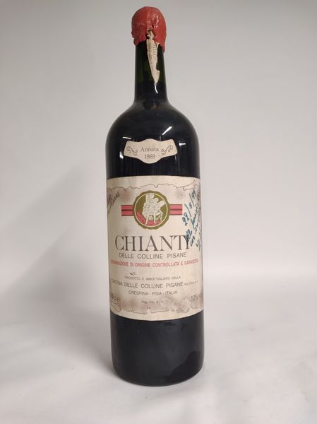 Cantine Delle Colline Pisane 1969, Chianti  - Asta Spring Wines and Spirits - Associazione Nazionale - Case d'Asta italiane