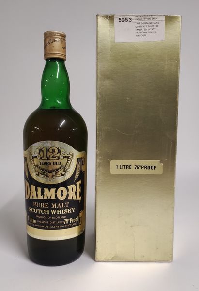 Dalmore 12 Years Old, Pure Malt Scotch Whisky  - Asta Spring Wines and Spirits - Associazione Nazionale - Case d'Asta italiane