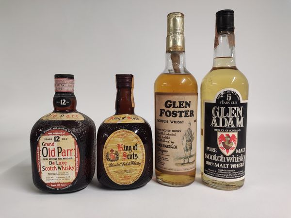Glen Forest, Glen Adam, King Of Scots, Grand Old Parr, Scotch Whisky  - Asta Spring Wines and Spirits - Associazione Nazionale - Case d'Asta italiane