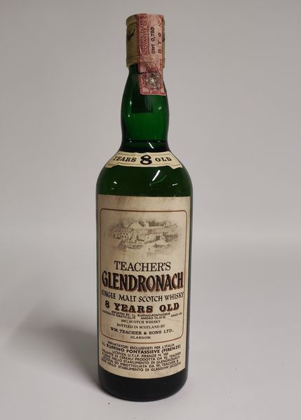 Glendronach 8 Years Old, Single Malt Scotch Whisky  - Asta Spring Wines and Spirits - Associazione Nazionale - Case d'Asta italiane
