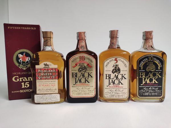 Highland Queen, Black Jack, Scotch Whisky  - Asta Spring Wines and Spirits - Associazione Nazionale - Case d'Asta italiane