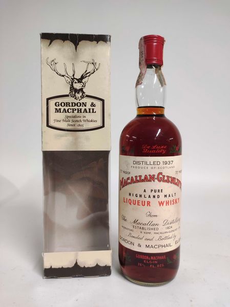 Macallan-Glenlivet 1937, Pure Highland Malt Scotch Whisky  - Asta Spring Wines and Spirits - Associazione Nazionale - Case d'Asta italiane