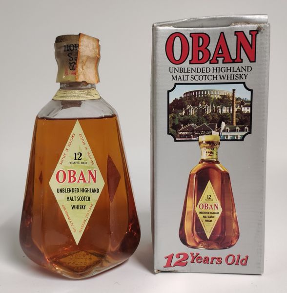 Oban 12 Years Old, Malt Scotch Whisky  - Asta Spring Wines and Spirits - Associazione Nazionale - Case d'Asta italiane