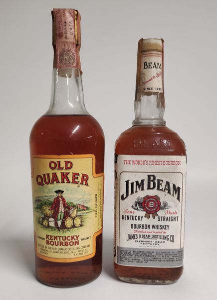 Old Quaker, Jim Beam, Bourbon Whiskey  - Asta Spring Wines and Spirits - Associazione Nazionale - Case d'Asta italiane