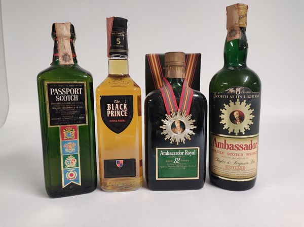 Passport, Black Prince, Ambassador, Scotch Whisky  - Asta Spring Wines and Spirits - Associazione Nazionale - Case d'Asta italiane