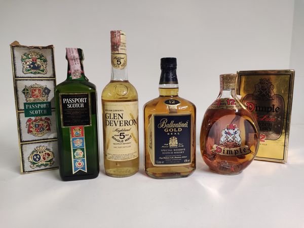 Passport, Glen Deveron, Ballantine's, Dimple, Single Malt & Scotch Whisky  - Asta Spring Wines and Spirits - Associazione Nazionale - Case d'Asta italiane