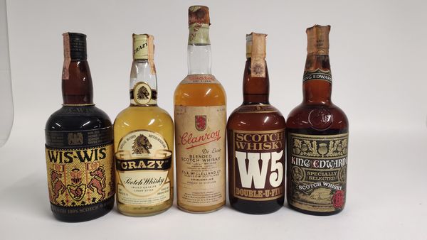Wis-Wis, Crazy, Clanroy, King Edward I, W5, Scotch Whisky  - Asta Spring Wines and Spirits - Associazione Nazionale - Case d'Asta italiane