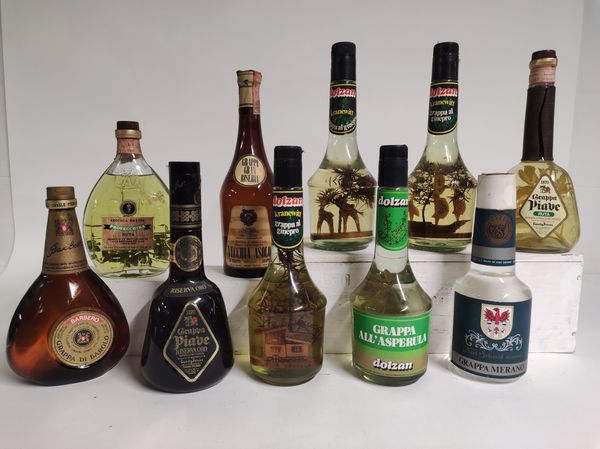Collezione Italiana, Grappa  - Asta Spring Wines and Spirits - Associazione Nazionale - Case d'Asta italiane