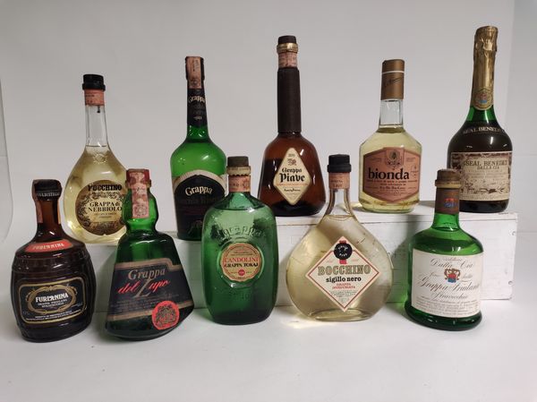 Collezione Italiana, Grappe  - Asta Spring Wines and Spirits - Associazione Nazionale - Case d'Asta italiane