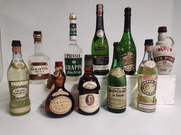 Collezione Italiana, Grappe  - Asta Spring Wines and Spirits - Associazione Nazionale - Case d'Asta italiane