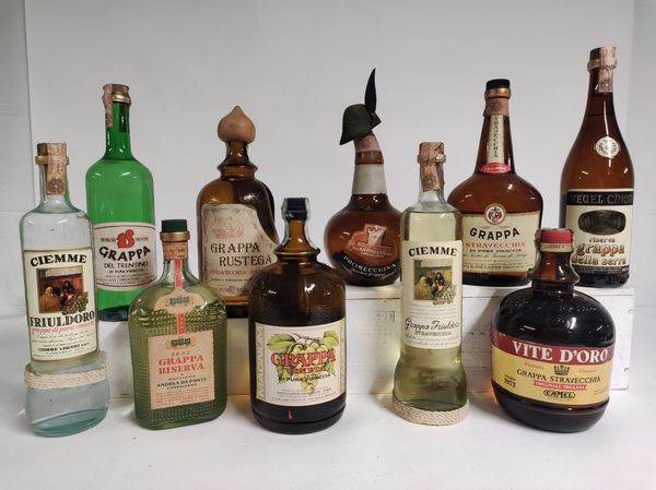 Collezione Italiana, Grappe  - Asta Spring Wines and Spirits - Associazione Nazionale - Case d'Asta italiane
