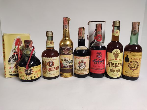 Collezione Straniera, Brandy  - Asta Spring Wines and Spirits - Associazione Nazionale - Case d'Asta italiane