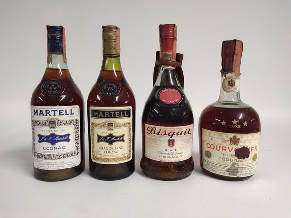 Martell, Bisquit, Corvoisier, Cognac  - Asta Spring Wines and Spirits - Associazione Nazionale - Case d'Asta italiane