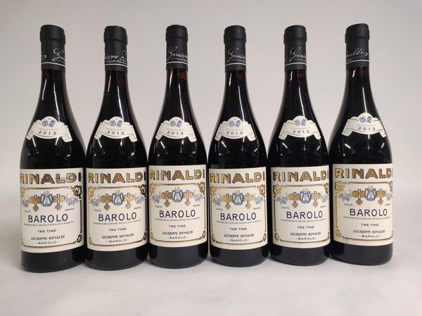 Giuseppe Rinaldi, Barolo Tre Tine 2012  - Asta Spring Wines and Spirits - Associazione Nazionale - Case d'Asta italiane