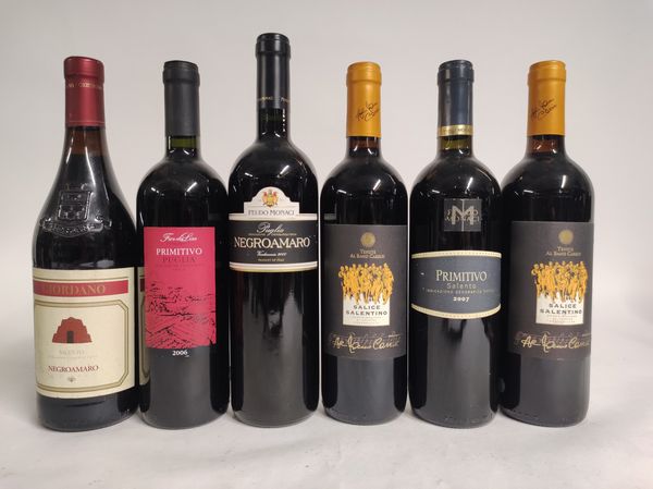 Selezione Puglia, Vino Rosso  - Asta Spring Wines and Spirits - Associazione Nazionale - Case d'Asta italiane