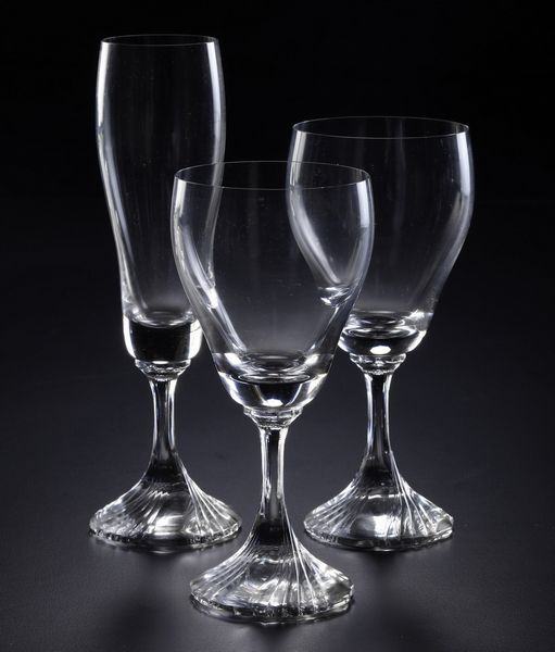 Servizio di calici.  <BR>Doccia, Manifattura Richard Ginori, seconda met del XX secolo.<BR><BR>  - Asta  Arredi per la tavola - Associazione Nazionale - Case d'Asta italiane