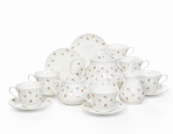 Servizio da t Cascade.<BR>Inghilterra, Manifattura Wedgwood, XX secolo.  - Asta  Arredi per la tavola - Associazione Nazionale - Case d'Asta italiane