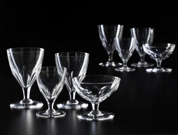 Servizio di calici, XX secolo.<BR>  - Asta  Arredi per la tavola - Associazione Nazionale - Case d'Asta italiane