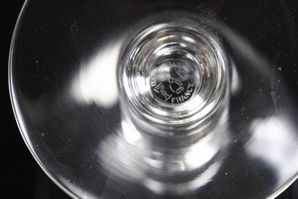 Servizio di calici Vence.<BR>Francia, Manifattura Baccarat, XX secolo.<BR>  - Asta  Arredi per la tavola - Associazione Nazionale - Case d'Asta italiane