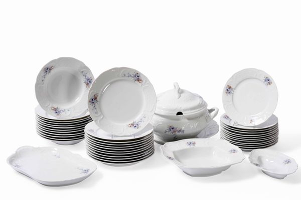 Servizio da tavola.<BR>Germania, Manifattura Rosenthal, XX secolo.  - Asta  Arredi per la tavola - Associazione Nazionale - Case d'Asta italiane