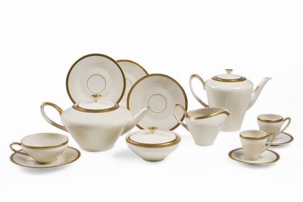 Servizio da t e da caff.<BR>Germania, Baviera, Manifattura Zeh Schersser, XX secolo.  - Asta  Arredi per la tavola - Associazione Nazionale - Case d'Asta italiane