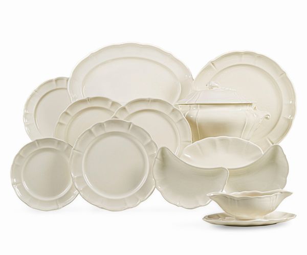 Servizio da tavola.<BR>Laveno, Manifattura Richard Ginori, XX secolo.  - Asta  Arredi per la tavola - Associazione Nazionale - Case d'Asta italiane
